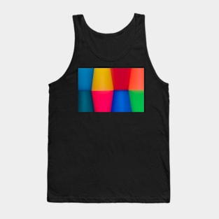 Abstract Multi Coloured Background Tank Top